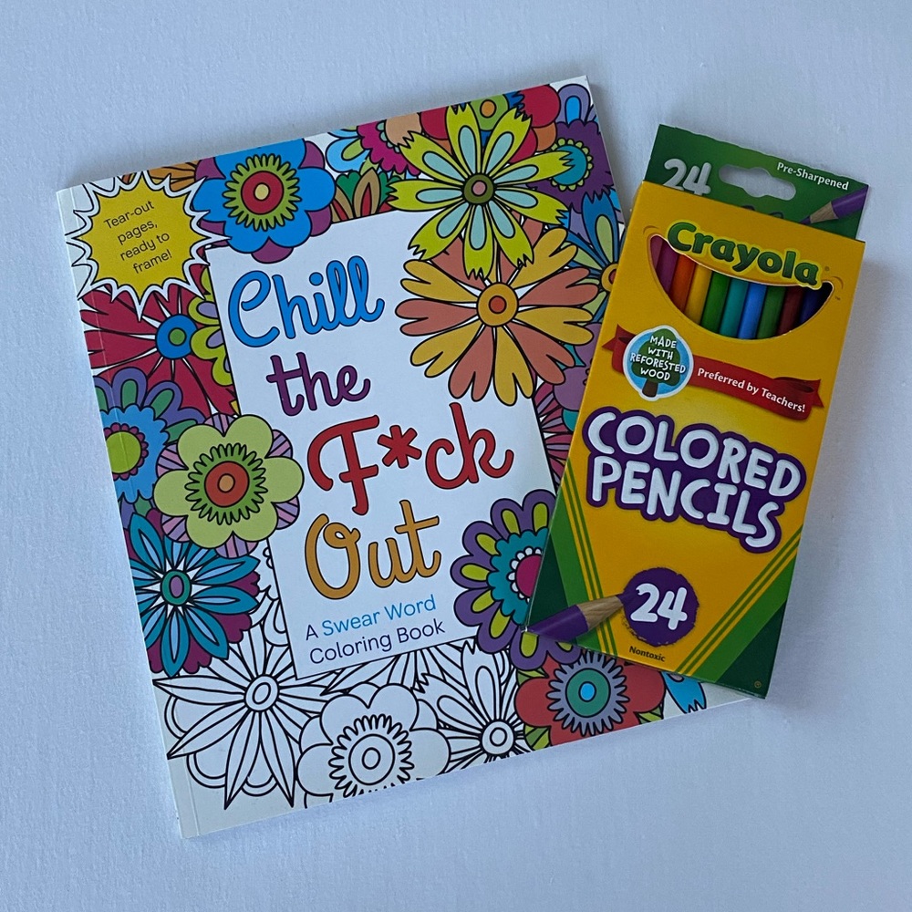 Bundle of TWO Swear Word Coloring Books!